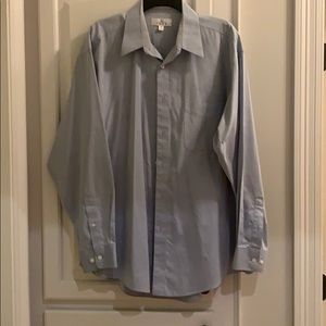 Dusty blue Men’s button down dress shirt